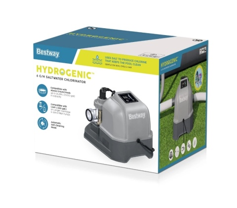 Chlorator słonej wody do basenów, czyszczenie wody, Paski testowe - Bestway [58678]