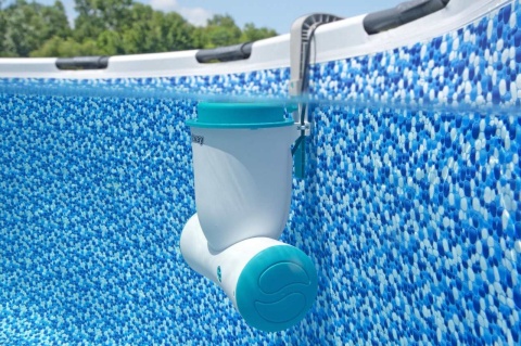 Filtrująca Pompa basenowa ze Skimmerem Skimatic FlowClear 3974l/h Filtr wymienny - Bestway [58469]