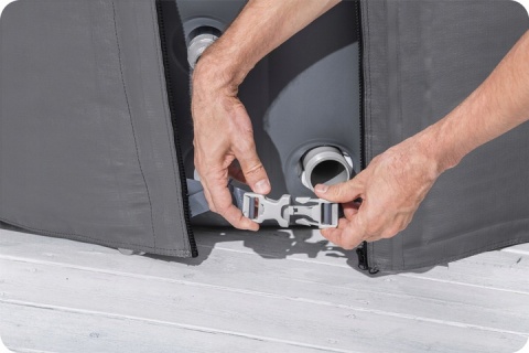 [60318] Pokrywa termiczna do spa 196x71cm do Spa jacuzzi przykrycie - Bestway