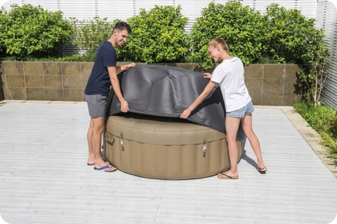 [60318] Pokrywa termiczna do spa 196x71cm do Spa jacuzzi przykrycie - Bestway