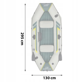 Ponton ranger elite x3 raft set 3 os. Pompka wiosła - Bestway [65160]