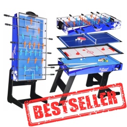 [M48190] SKŁADANY STÓŁ DO GIER 4W1 GRY PIŁKARZYKI CYMBERGAJ
