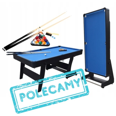 [T56026(6).NIE] STÓŁ DO BILARDA ZESTAW BILARDOWY Z AKCESORIAMI 6FT