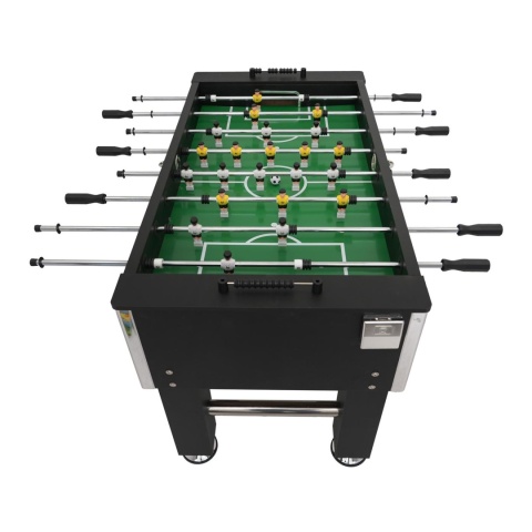 [F56300] STÓŁ DO GRY W PIŁKARZYKI DUŻY SOLIDNY 45kg CZARNY