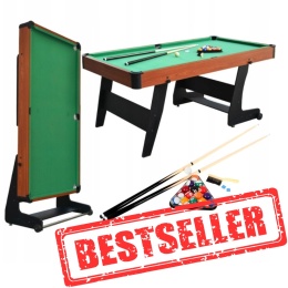 [T56026(6)] STÓŁ DO BILARDA ZESTAW BILARDOWY Z AKCESORIAMI 6FT