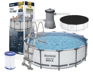 Basen stalażowy ogrodowy 427x122 cm - Bestway [5612X]