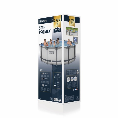 Basen stalażowy ogrodowy 427x122 cm - Bestway [5612X]