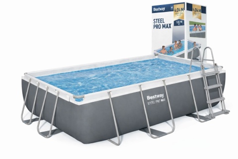 Basen stelażowy prostokątny Z pompą 58515 6w1 404x201x100cm 6ft - Bestway [56442]