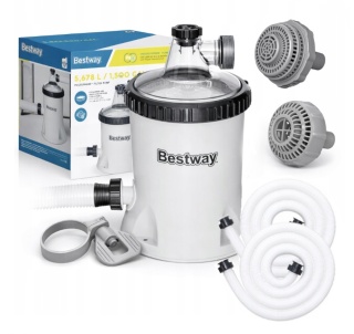 Pompa filtrująca 5678 l/h dozownik i kulki filtrujące - Bestway [58870]