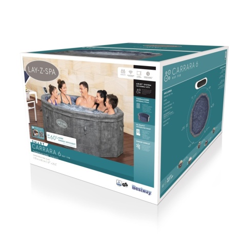 Lay-Z-Spa Carrara SMART Air Jet Jacuzzi - Bestway [6001V]
