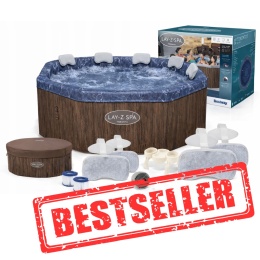 [6001W] Basen jacuzzi z hydromasażem okrągłe Spa 1250L 5-7 osobowy Toronto SLIM - Bestway