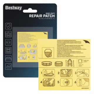 Zestaw naprawczy łatki wodoodporne do naklejania - Bestway [62091]