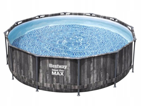 Basen stelażowy okrągły 366cm 9150 l Steel PRO - Bestway [5614X]