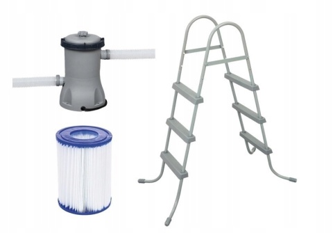 Basen stelażowy okrągły 366cm 9150 l Steel PRO - Bestway [5614X]