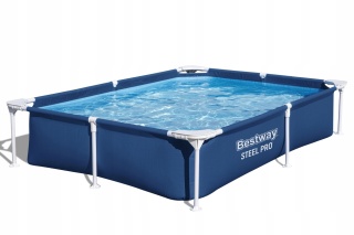 Basen stelażowy ogrodowy steel PRO 221x150x43 cm - Bestway [56401]