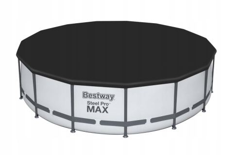 Basen stElażowy ogrodowy okrągły Steel Pro MAX 457x122 cm - Bestway [56438]
