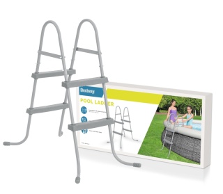 Drabinka dwustronna do basenu 84 cm - Bestway [58430]
