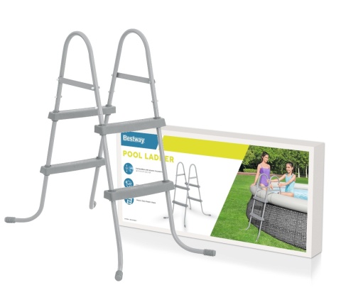 Drabinka dwustronna do basenu 84 cm - Bestway [58430]