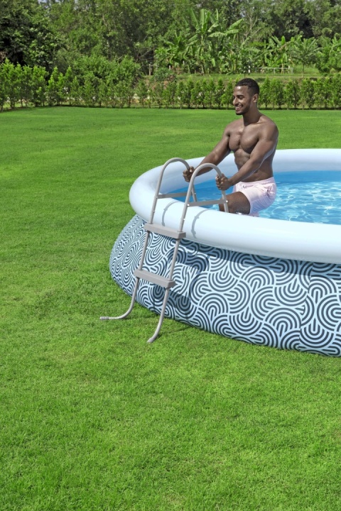 Drabinka dwustronna do basenu 84 cm - Bestway [58430]