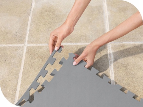 Mata pod basen spa piankowa 7 sztuk maty podkładka - Bestway [60334]