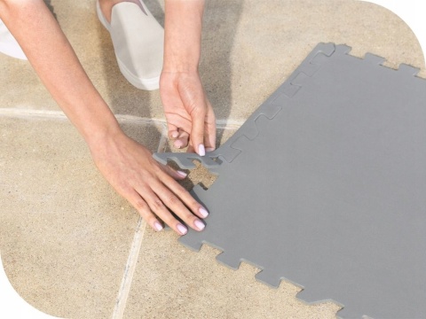 Mata pod basen spa piankowa 7 sztuk maty podkładka - Bestway [60334]