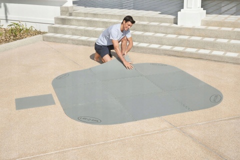 Mata pod basen spa piankowa 7 sztuk maty podkładka - Bestway [60334]