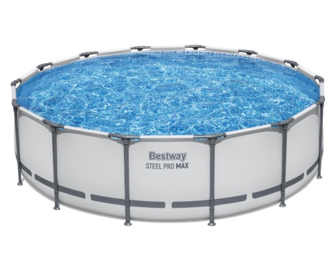 Basen stelażowy Steel Pro MAX 427x107 Szary 14FT 5w1, Akcesoria - Bestway [56950]