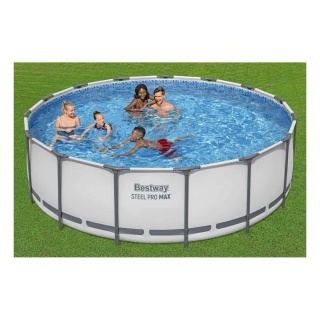 Basen stelażowy Steel Pro MAX 5w1 15FT + akcesoria 457x122 cm - Bestway [56438]