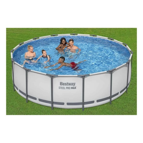 Basen stelażowy Steel Pro MAX 5w1 15FT + akcesoria 457x122 cm - Bestway [56438]