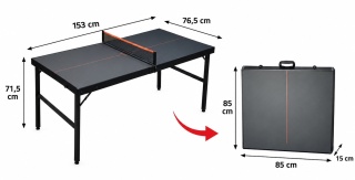 Składany stół walizka do gry - Ping pong, tenis stołowy [P108]