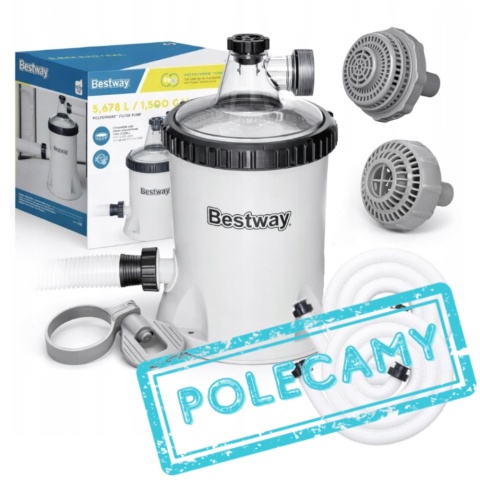 Pompa filtrująca 5678 l/h kulki filtrujące - Bestway [58870]