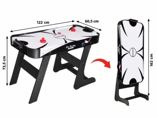 Składany stół do gry cymbergaj air hockey 122 x 60.5 x 73.5 cm [H48170]