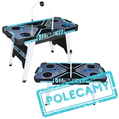 Stół do gry z dmuchawą i licznikiem - cymbergaj, air hockey 138 x 69 cm [H1505]