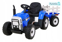 Pojazd Traktor z Przyczepą BLOW piankowe koła + Ekoskóra + pasy bezpieczeństwa
